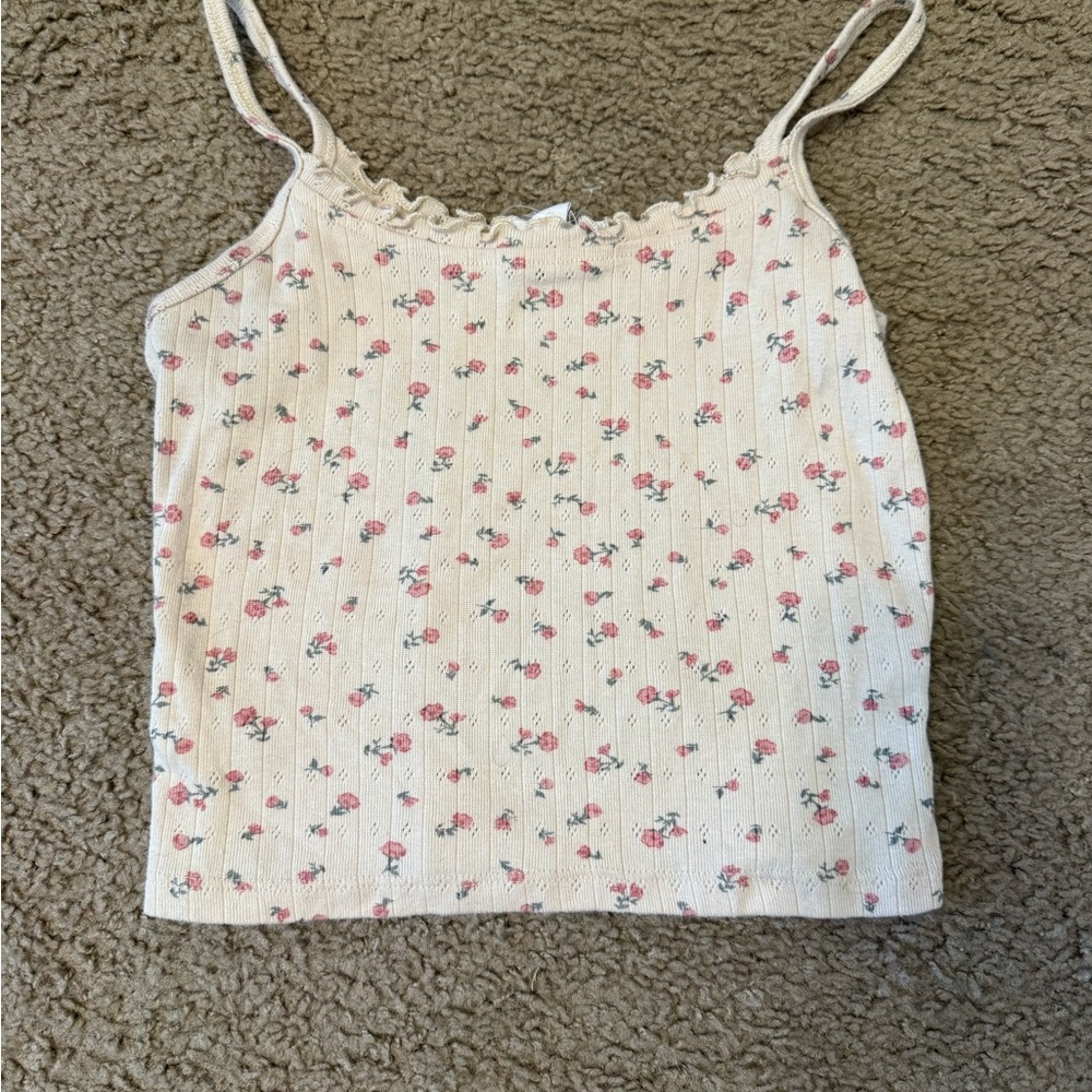 Floral Cream Women's Top